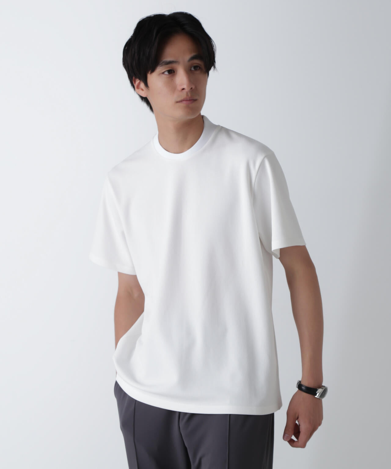 ｢N Tshirts｣AQUARHYTHM(R)鹿の子ジャケT 半袖