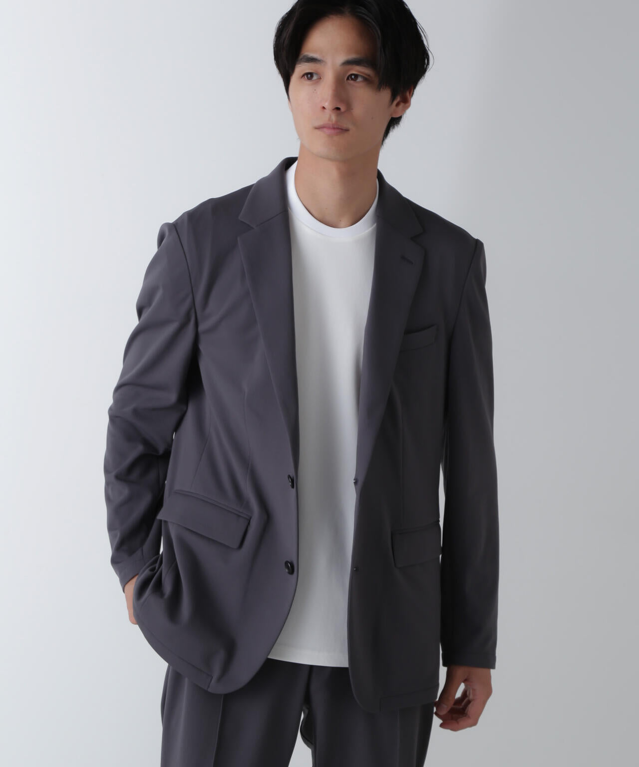 ｢N Tshirts｣AQUARHYTHM(R)鹿の子ジャケT 半袖