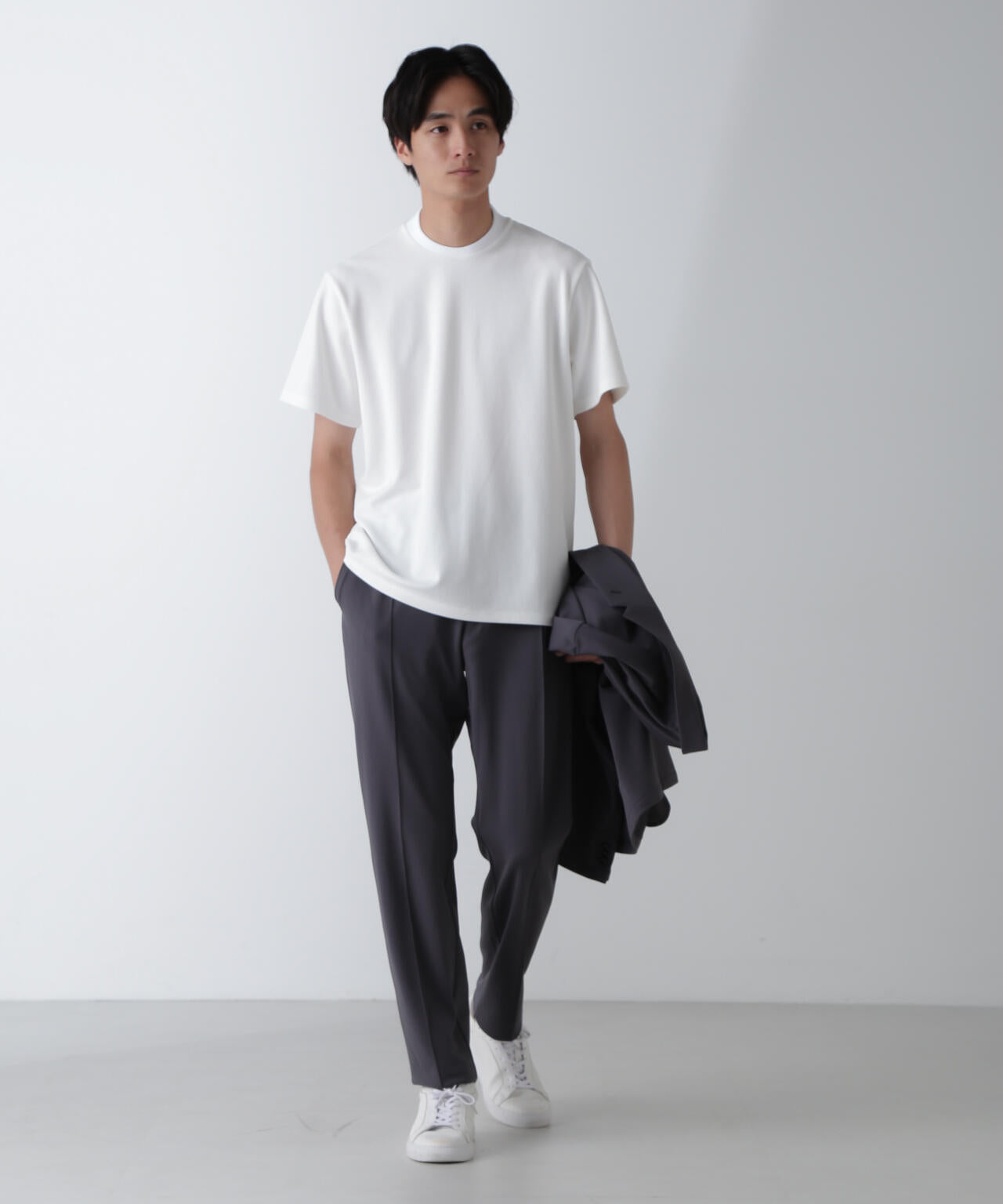 ｢N Tshirts｣AQUARHYTHM(R)鹿の子ジャケT 半袖