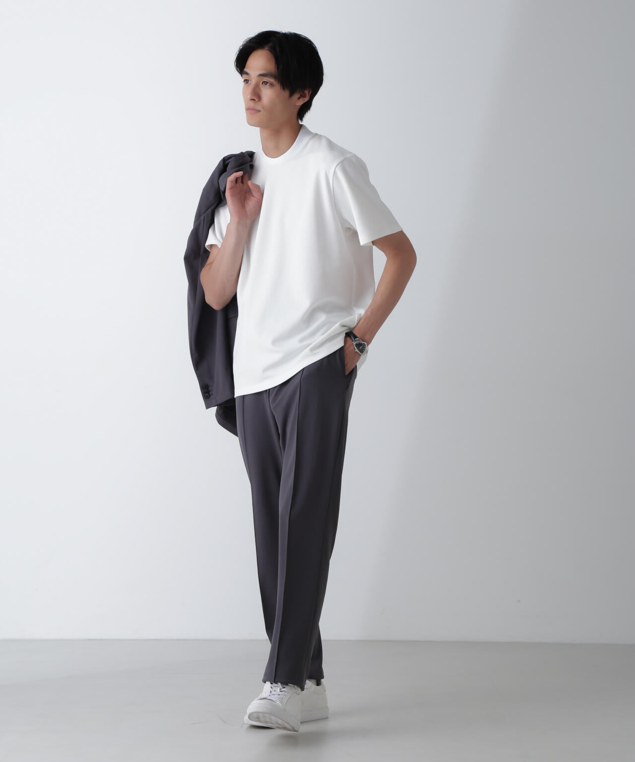｢N Tshirts｣AQUARHYTHM(R)鹿の子ジャケT 半袖