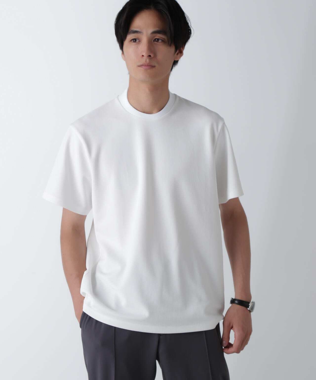 ｢N Tshirts｣AQUARHYTHM(R)鹿の子ジャケT 半袖