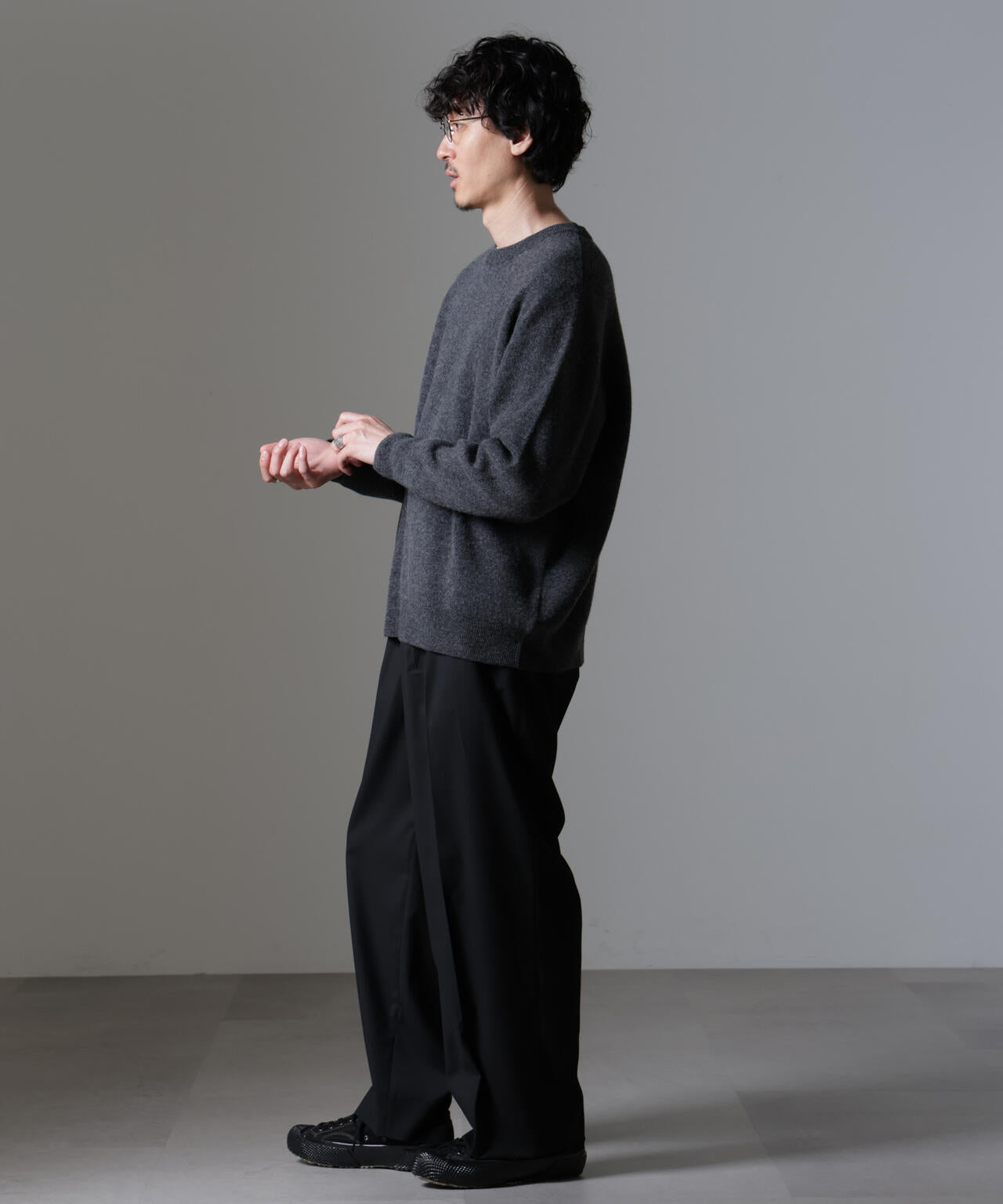 CARREMAN インタック ワイドスラックス