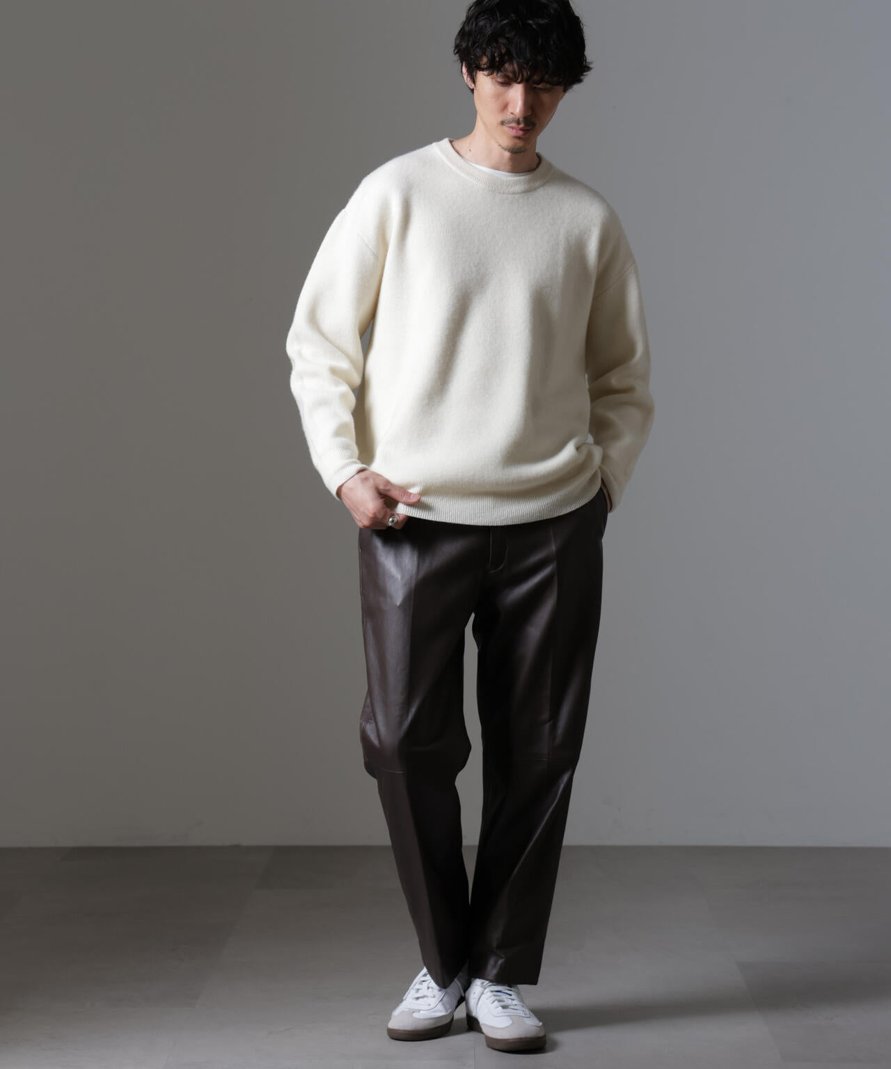 レザースラックス(セットアップ可) | NANO universe（ナノ・ユニバース