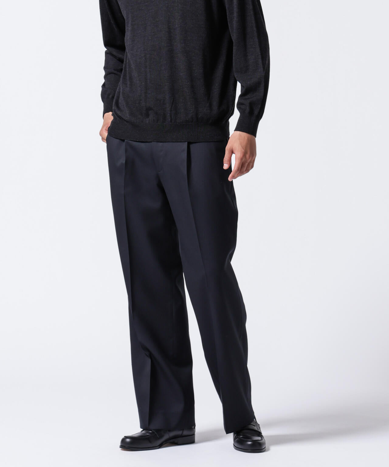 ASSEMBLANC」クリースワイドパンツ(セットアップ可) | NANO universe ASSEMBLANC」クリースワイドパンツ(セットアップ可) | NANO universe