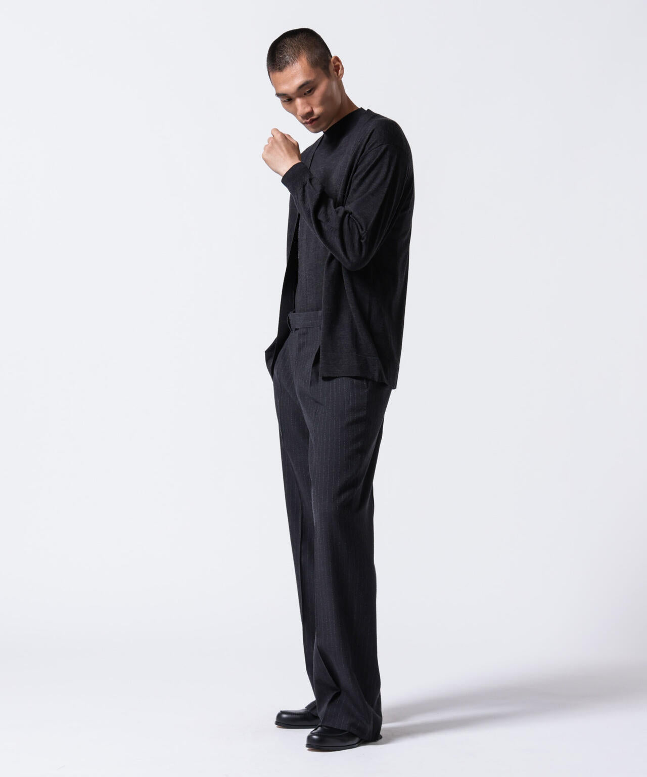 「ASSEMBLANC」クリースワイドパンツ ASSEMBLANC ( アッサンブロン ) 」 クリース ワイド パンツ