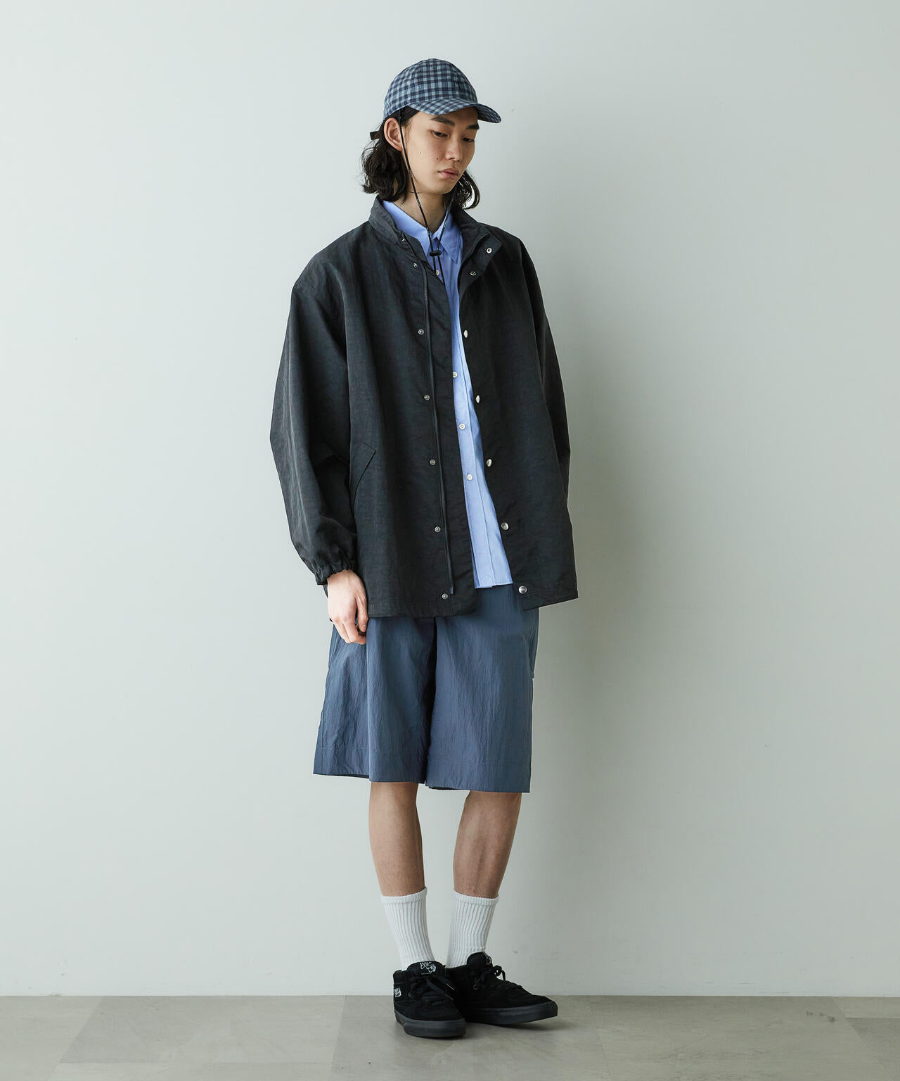 「HOTEL PALACE」オテルパラス ナイロンテックルーズシルエットコーチブルゾン