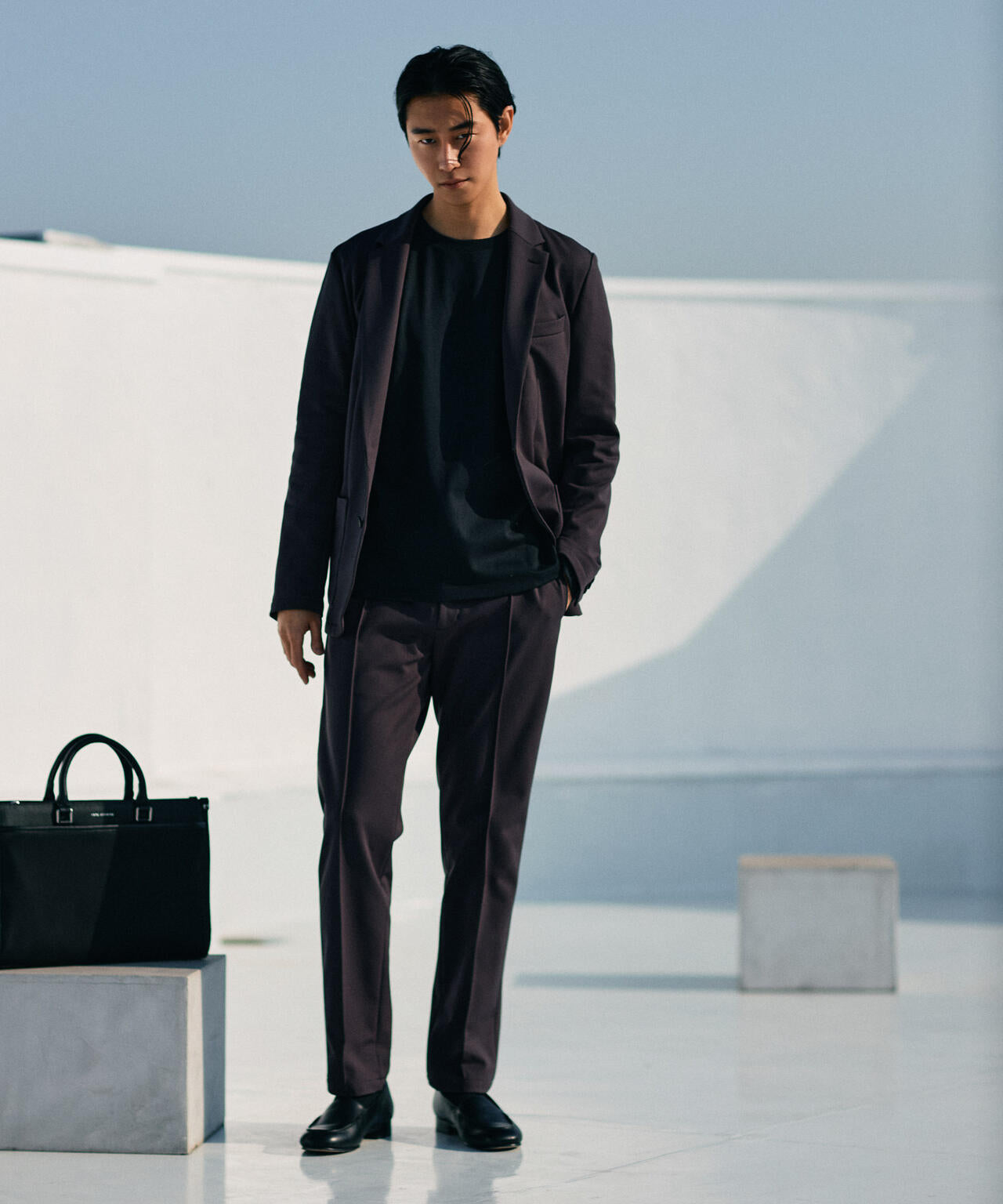 N JACKET BASIC」TEXBRID(R)ポンチストレッチジャケット