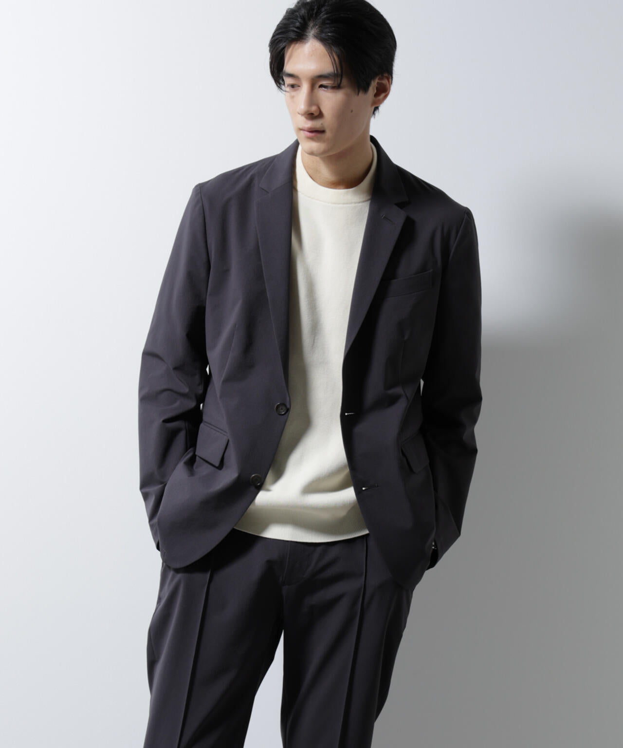 N JACKET BASIC」ダントツオチール防汚テックストレッチジャケット