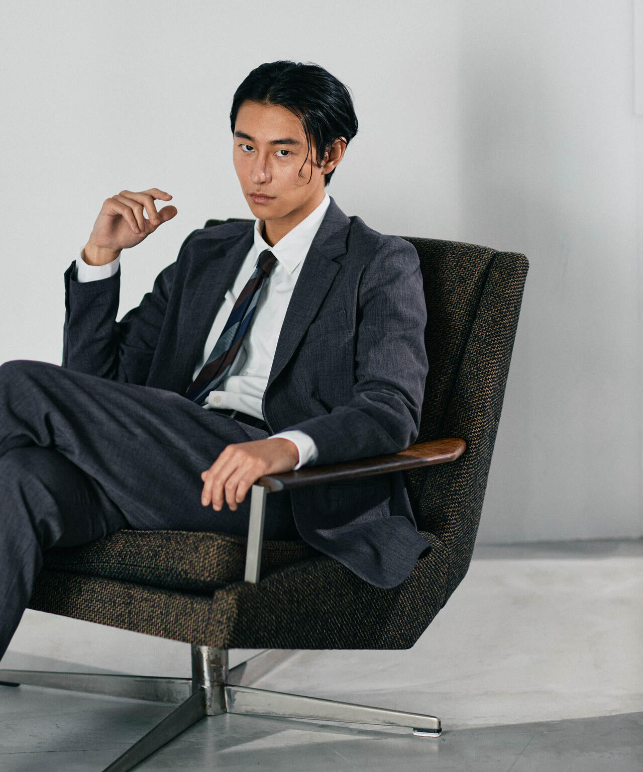 【大人気シリーズ】「Damerino」ドビークロスストレッチセットアップ