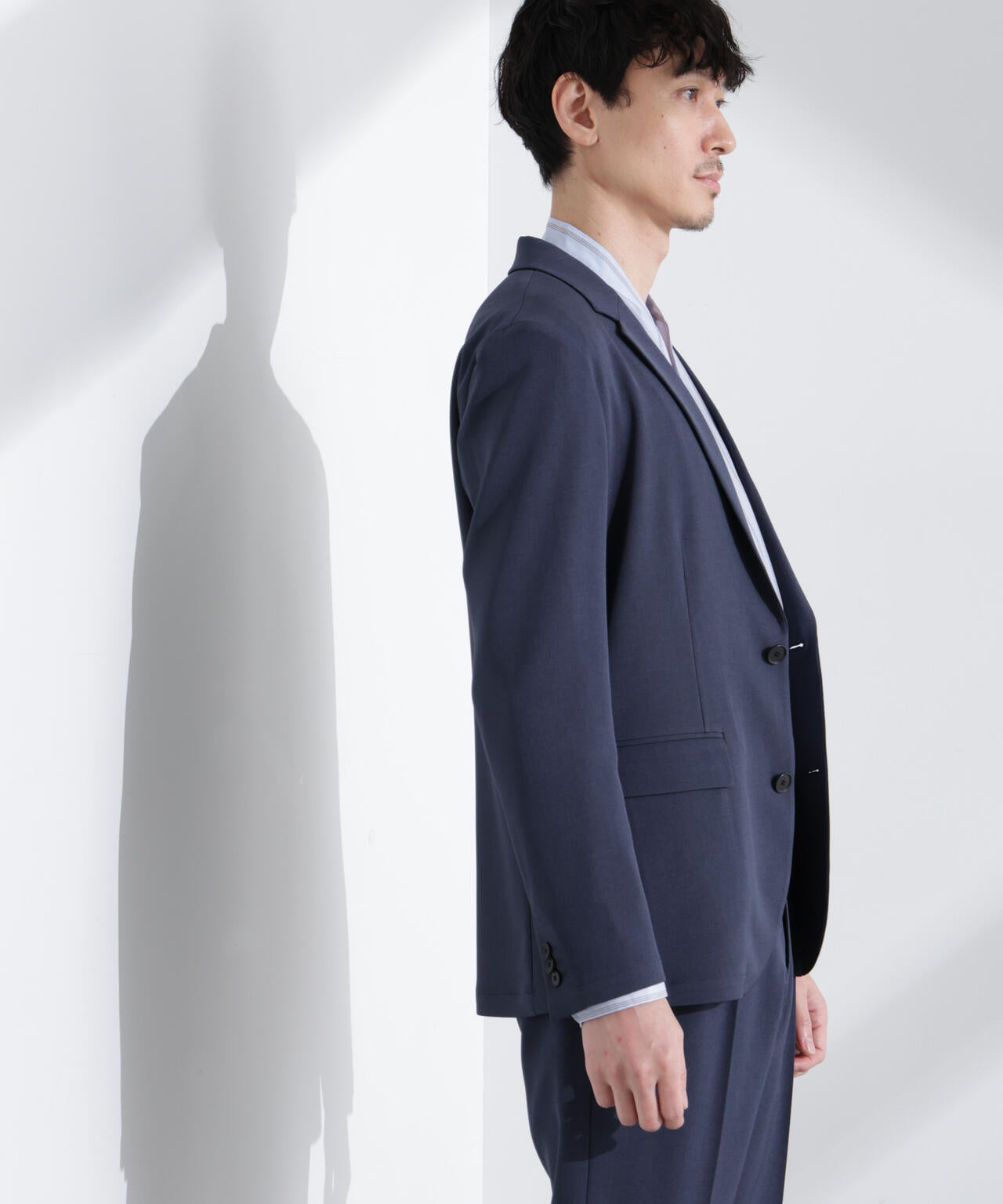 Damerino」メランジドライツイル4WAYストレッチセットアップ