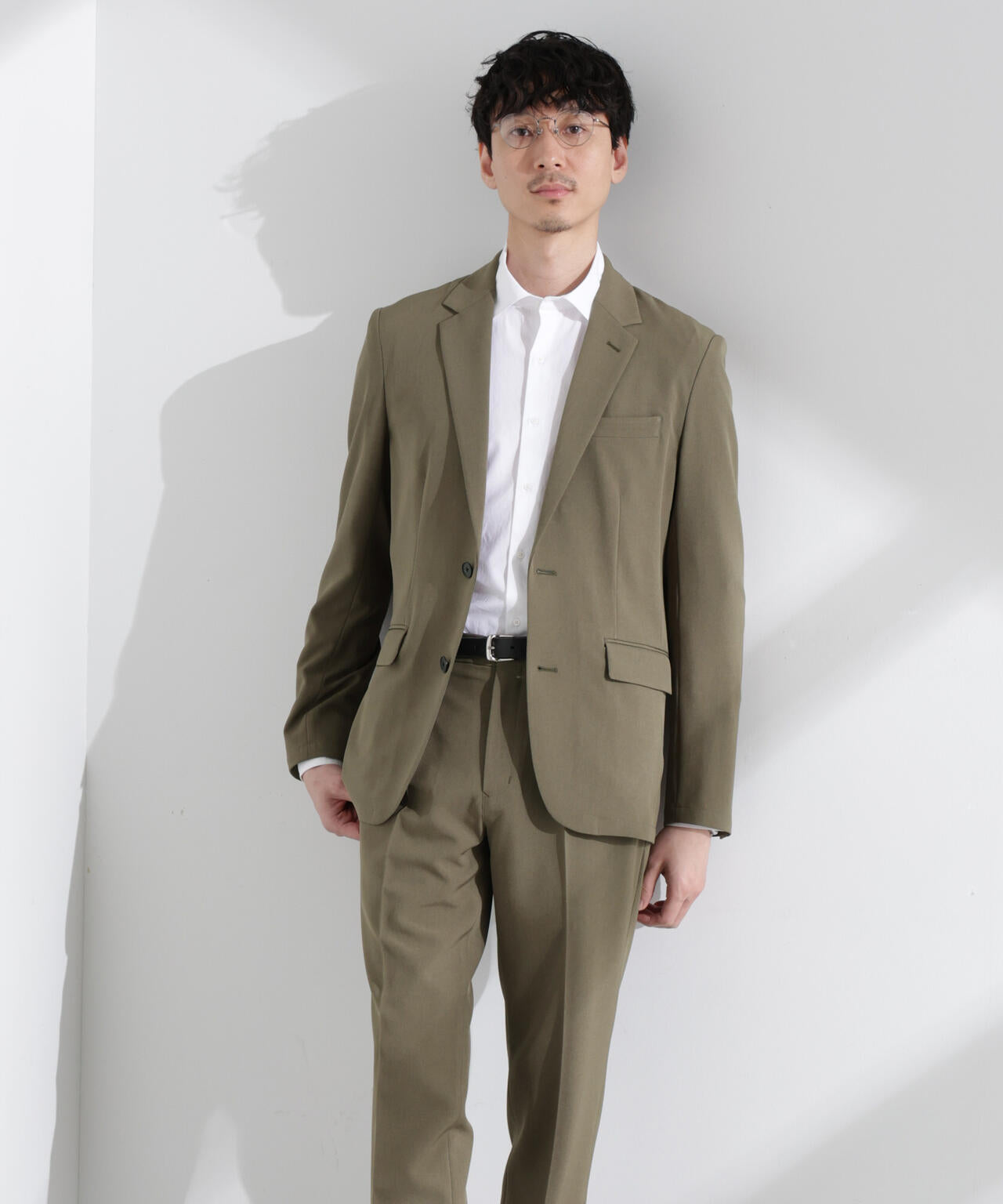 2024AW【未使用品】ライトウェイト メランジセットアップ　ストレッチ ライト ウェイト メランジ セットアップ