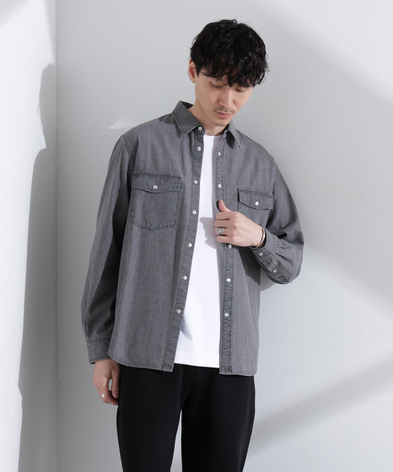 MC」”TIMELESS WARDROBE” デニムシャツ | NANO universe（ナノ