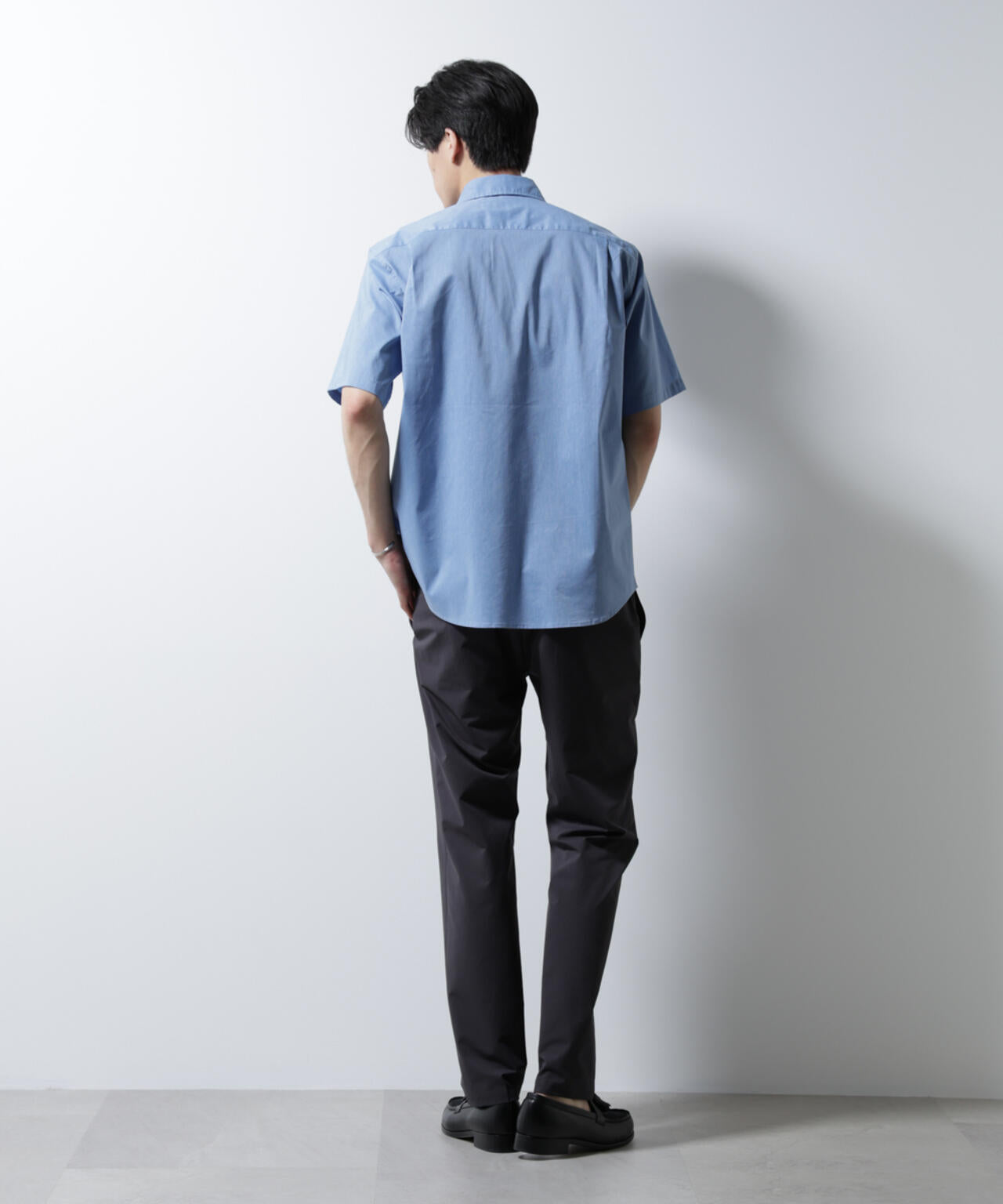 ｢ICE FLOW LINEN｣レギュラーカラーシャツ 半袖