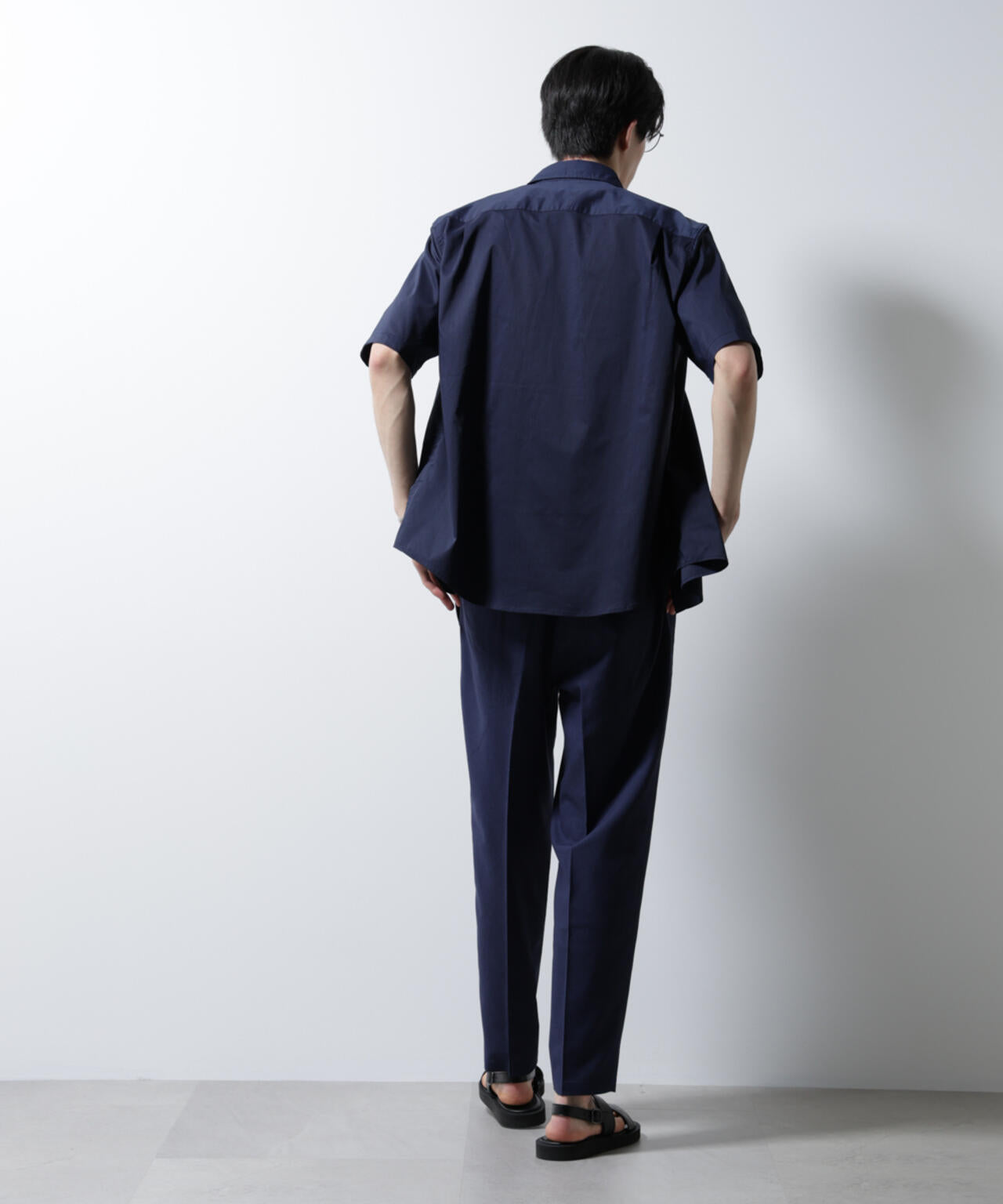 ｢ICE FLOW LINEN｣レギュラーカラーシャツ 半袖