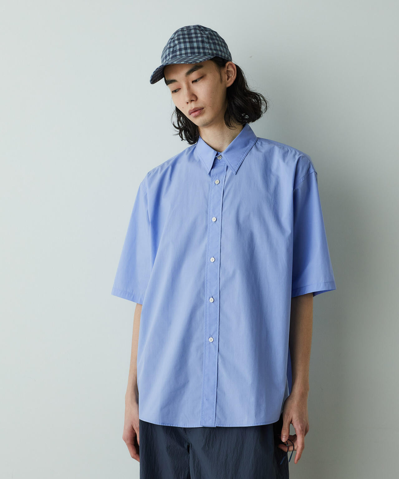 ナノユニバース（NANO universe）/「HOTEL PALACE」オテルパラス レギュラーカラールーズシルエット 半袖シャ HOTEL PALACE」オテルパラス レギュラーカラールーズシルエット 半袖