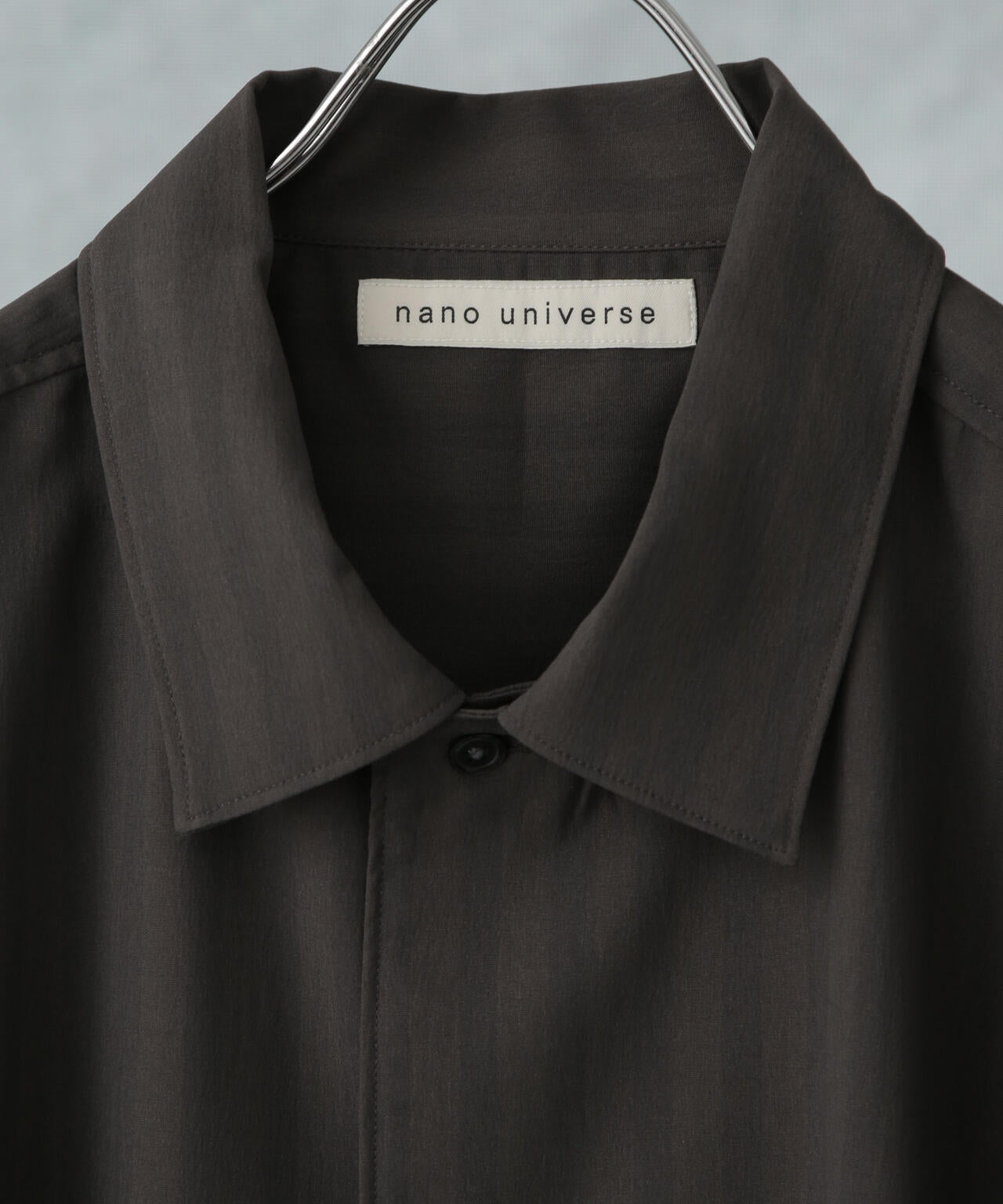 シャドーストライプハーフスリーブシャツ | NANO universe（ナノ