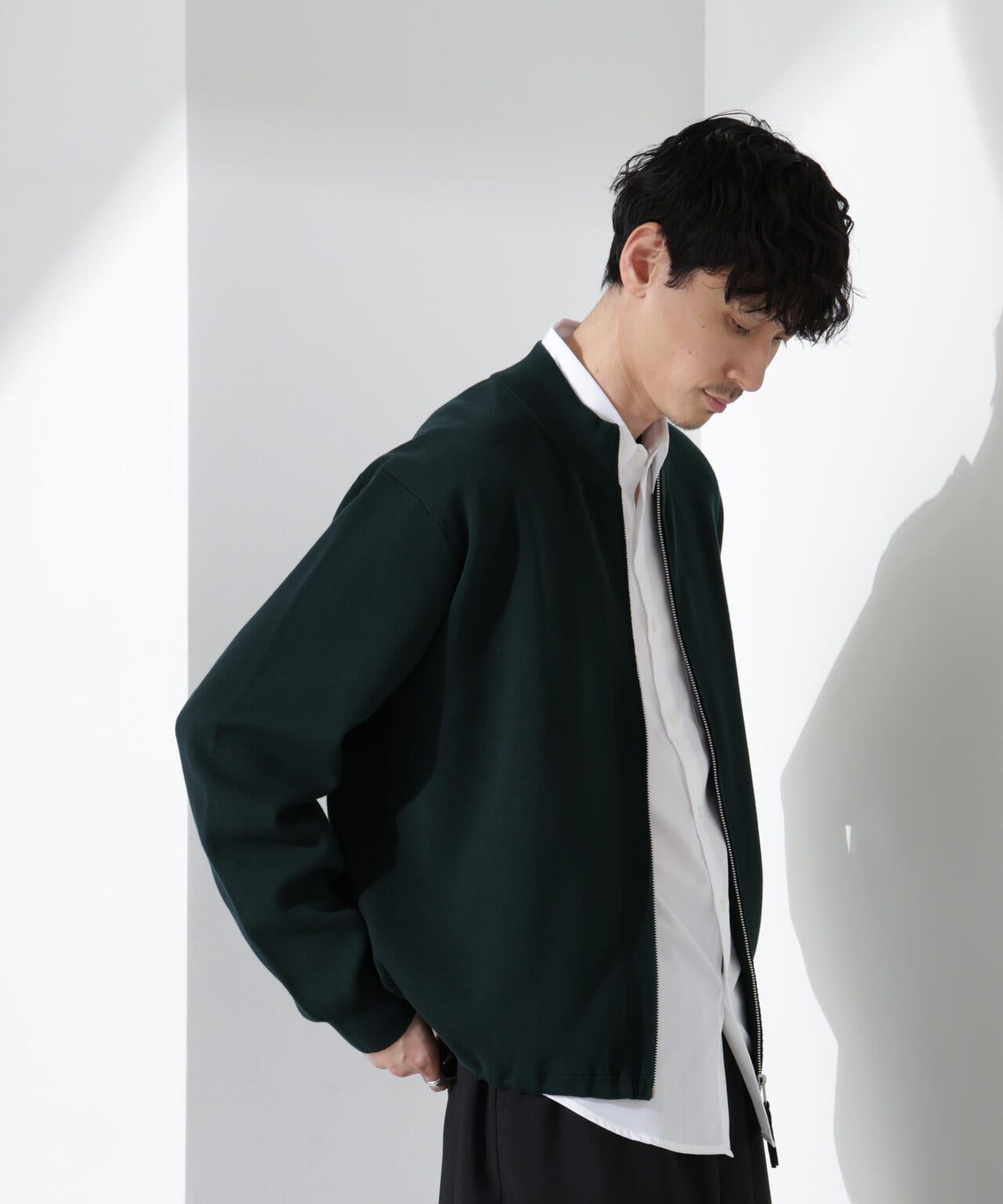 14ゲージミラノリブブルゾン （手洗い可能）