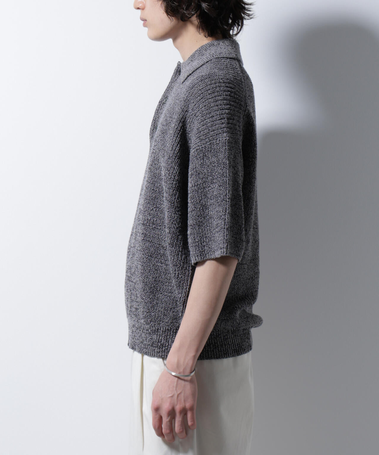 ミックスメランジニットポロ | NANO universe（ナノ・ユニバース