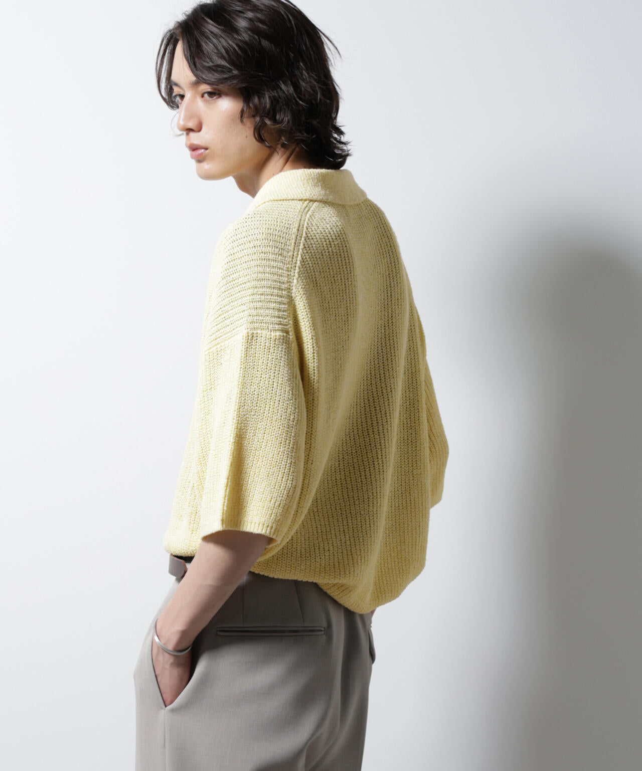 ミックスメランジニットポロ | NANO universe（ナノ・ユニバース