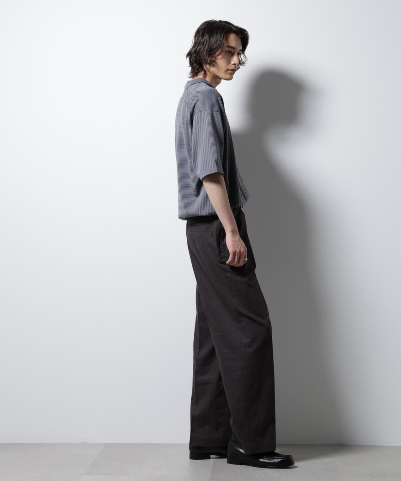 dime ニットポロ　sサイズ dime ニットポロ sサイズ