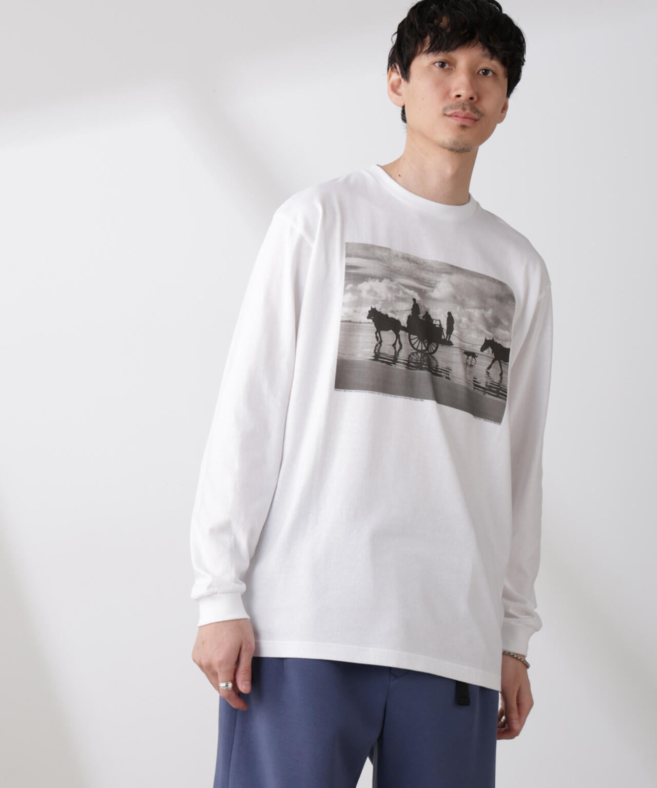「着るアート」Herbert List/Magnum Photos Tシャツ長袖FRANCE