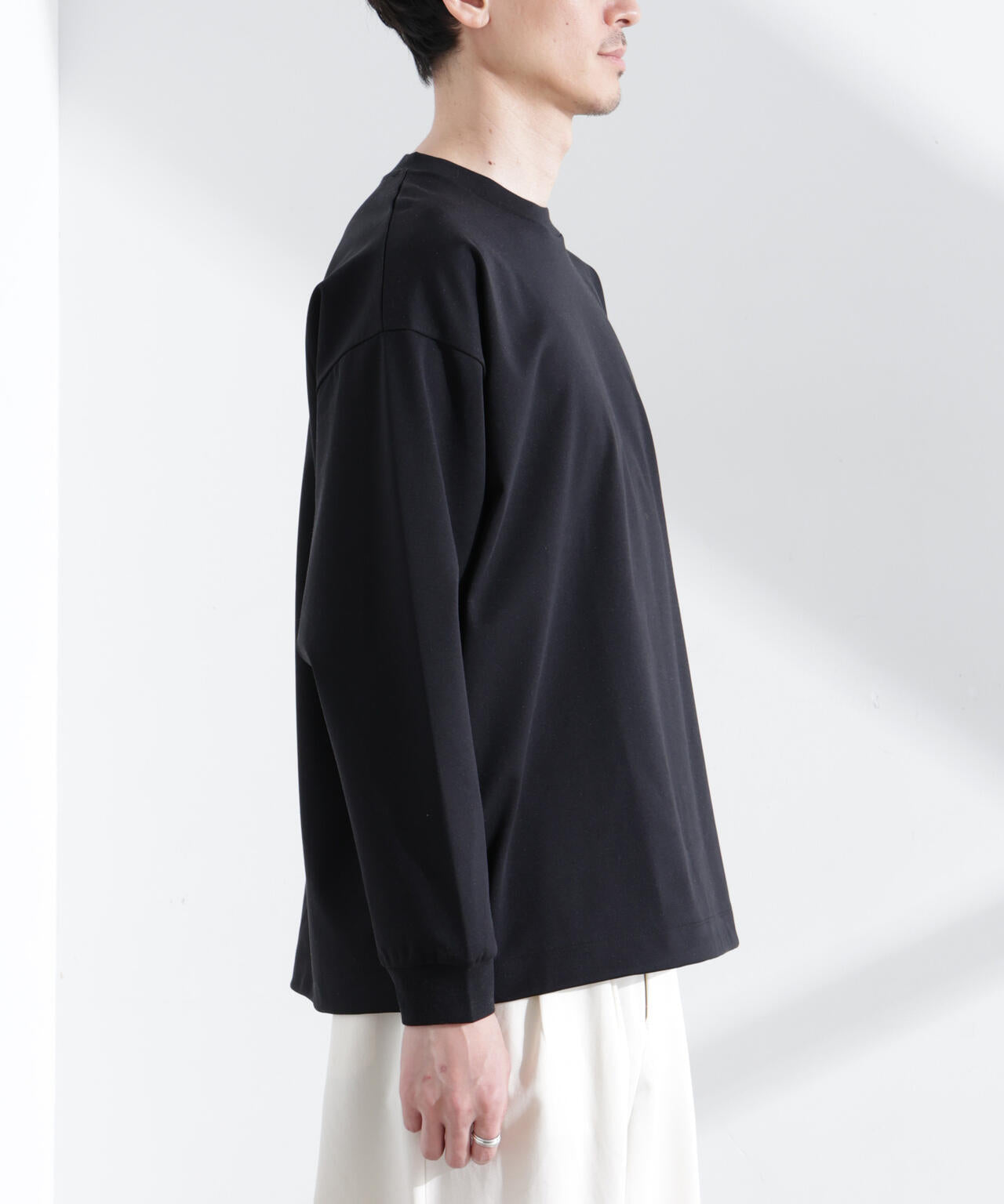 シルケットポンチロングスリーブバルーンTシャツ 長袖