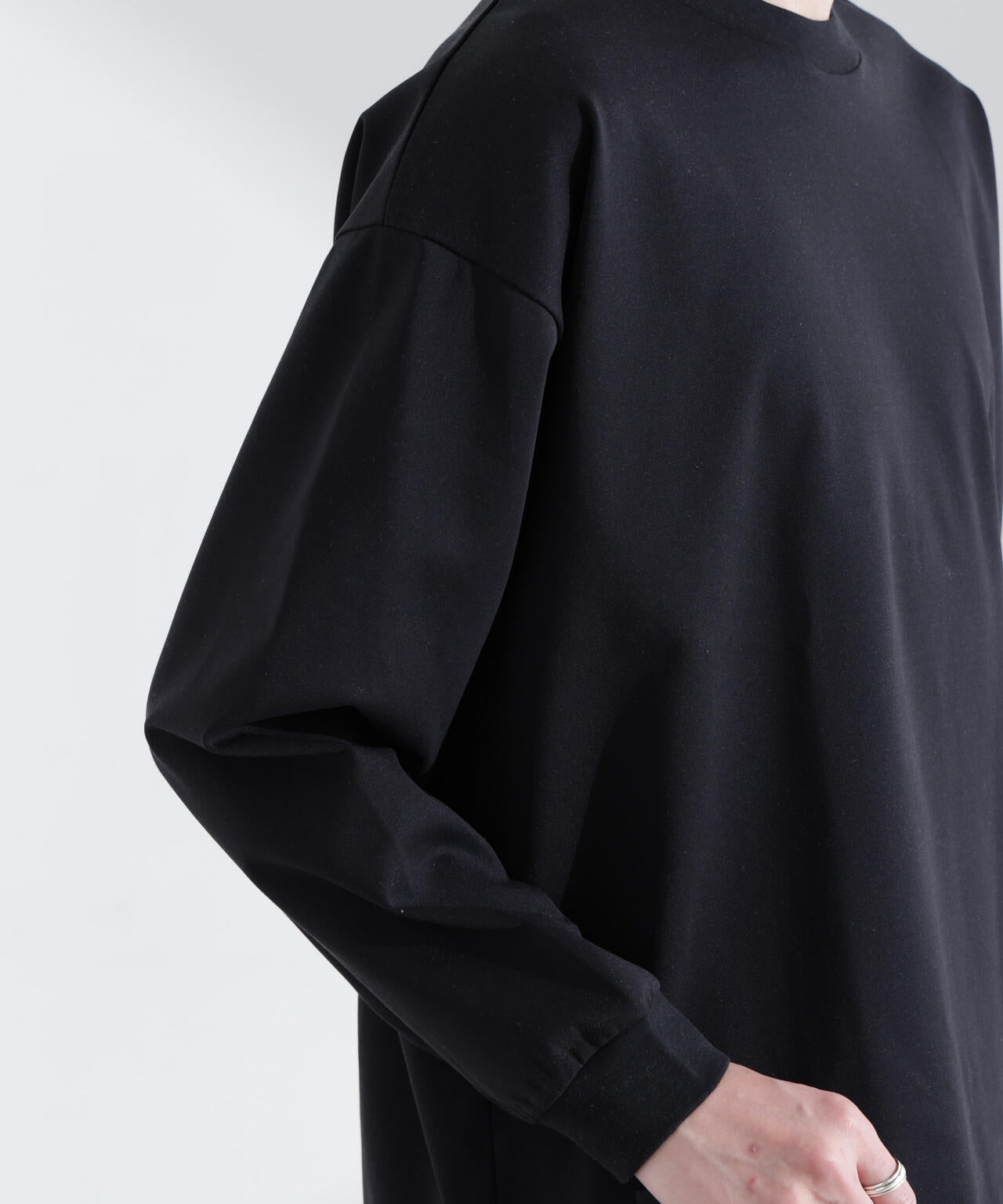 シルケットポンチロングスリーブバルーンTシャツ 長袖