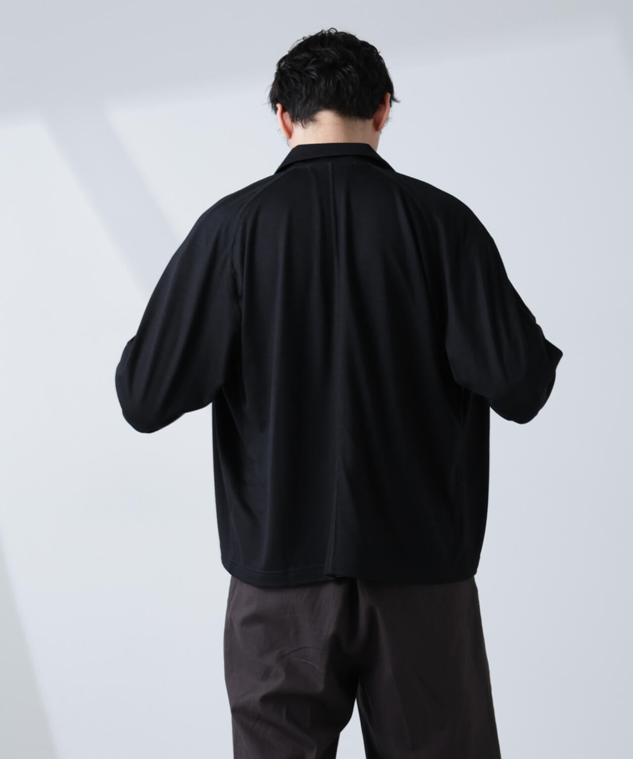 「ALL-DAYS COMFORT 100% WOOL」 ZIPプルオーバー