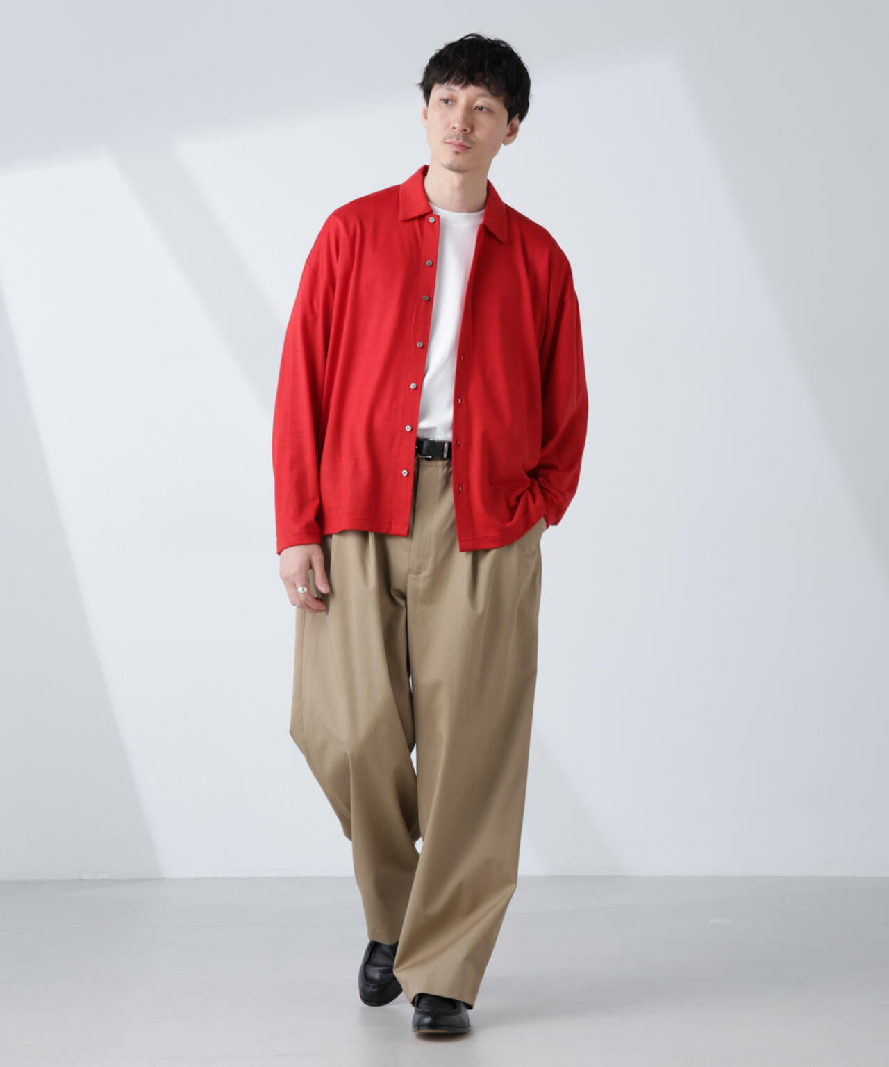 ALL-DAYS COMFORT 100% WOOL」 シャツカーディガン | NANO universe