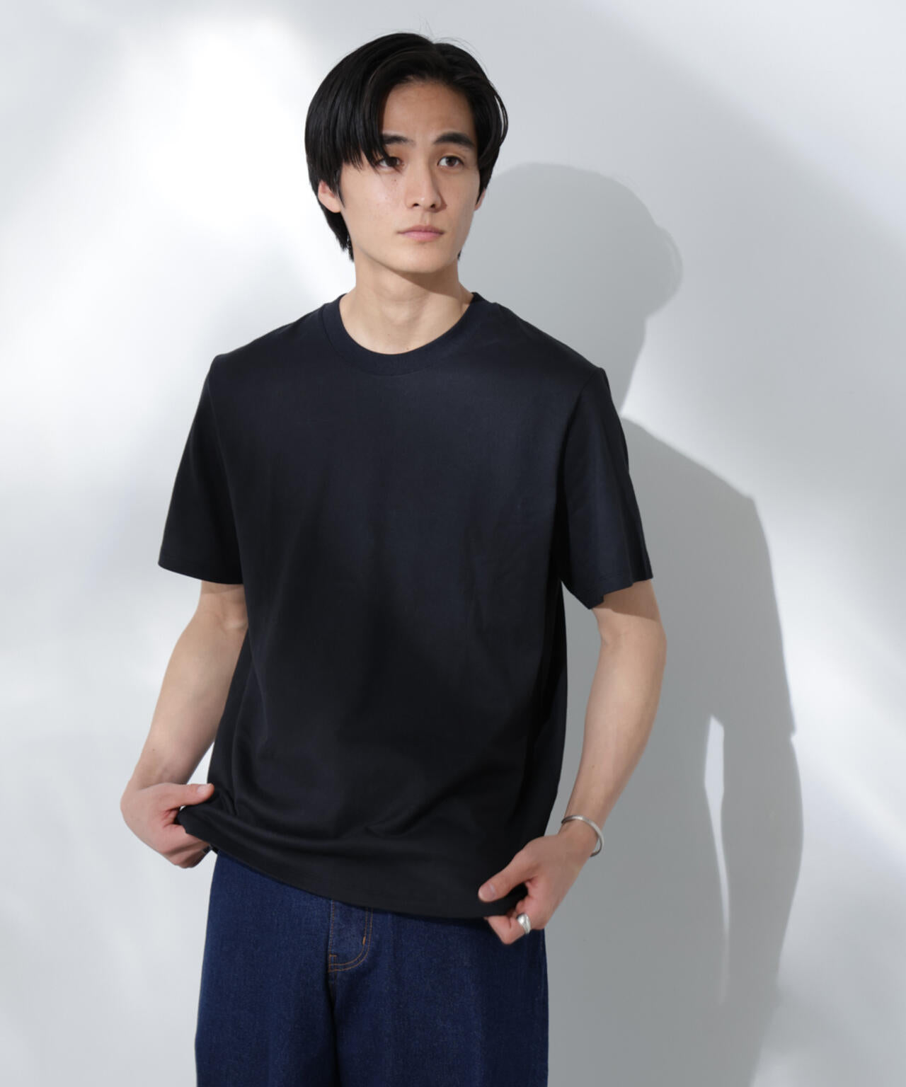 Anti Soaked(R) 汗染み防止 クルーネック レギュラーシルエットTシャツ