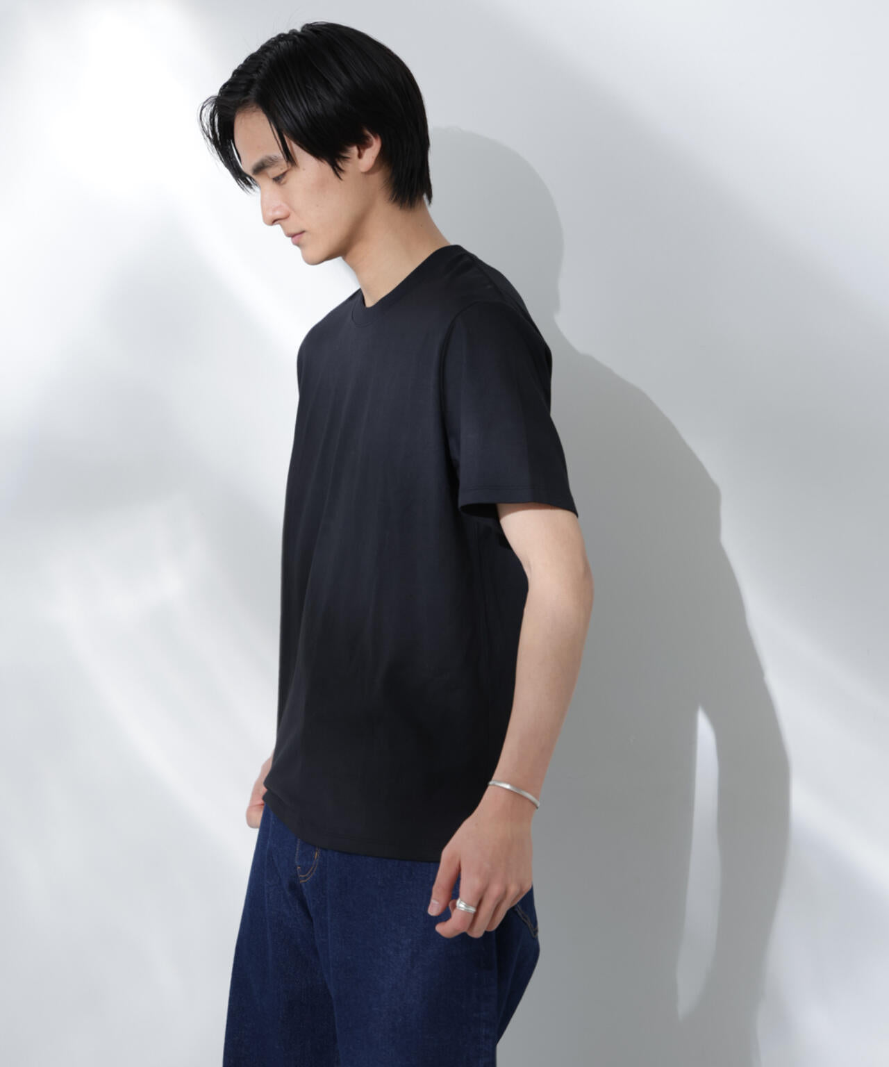 Anti Soaked(R) 汗染み防止 クルーネック レギュラーシルエットTシャツ