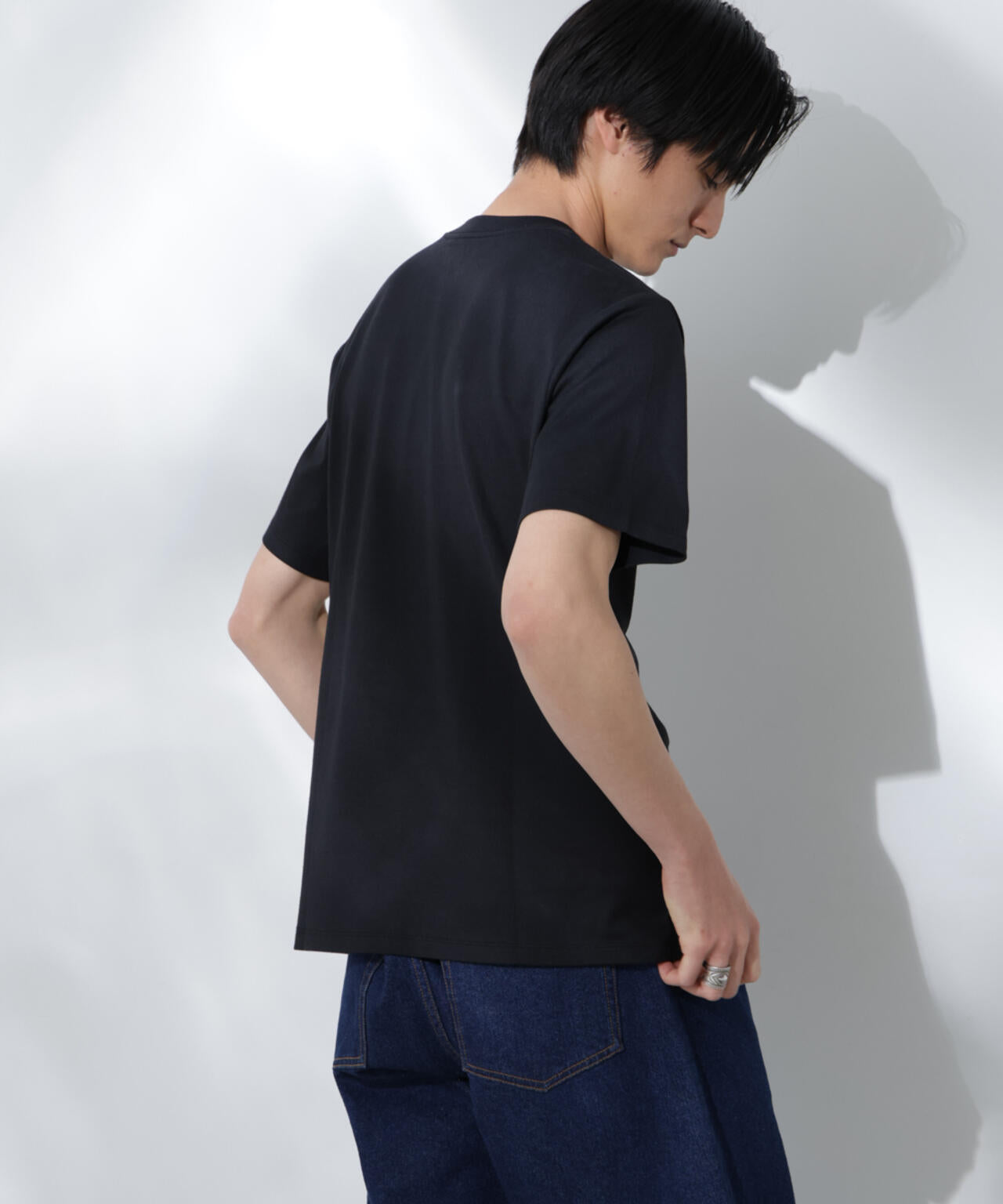 Anti Soaked(R) 汗染み防止 クルーネック レギュラーシルエットTシャツ