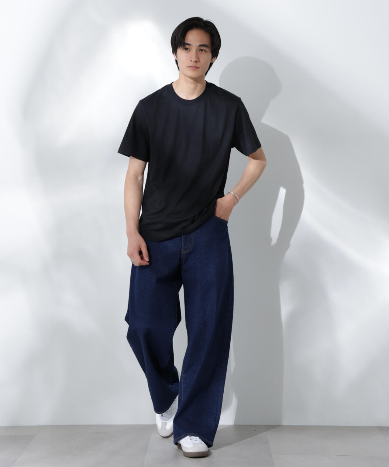 Anti Soaked(R) 汗染み防止 クルーネック レギュラーシルエットTシャツ