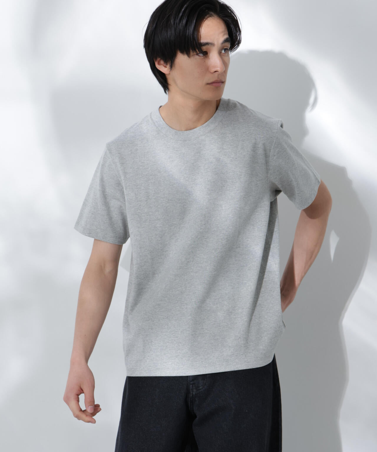 Anti Soaked(R) 汗染み防止 クルーネック レギュラーシルエットTシャツ