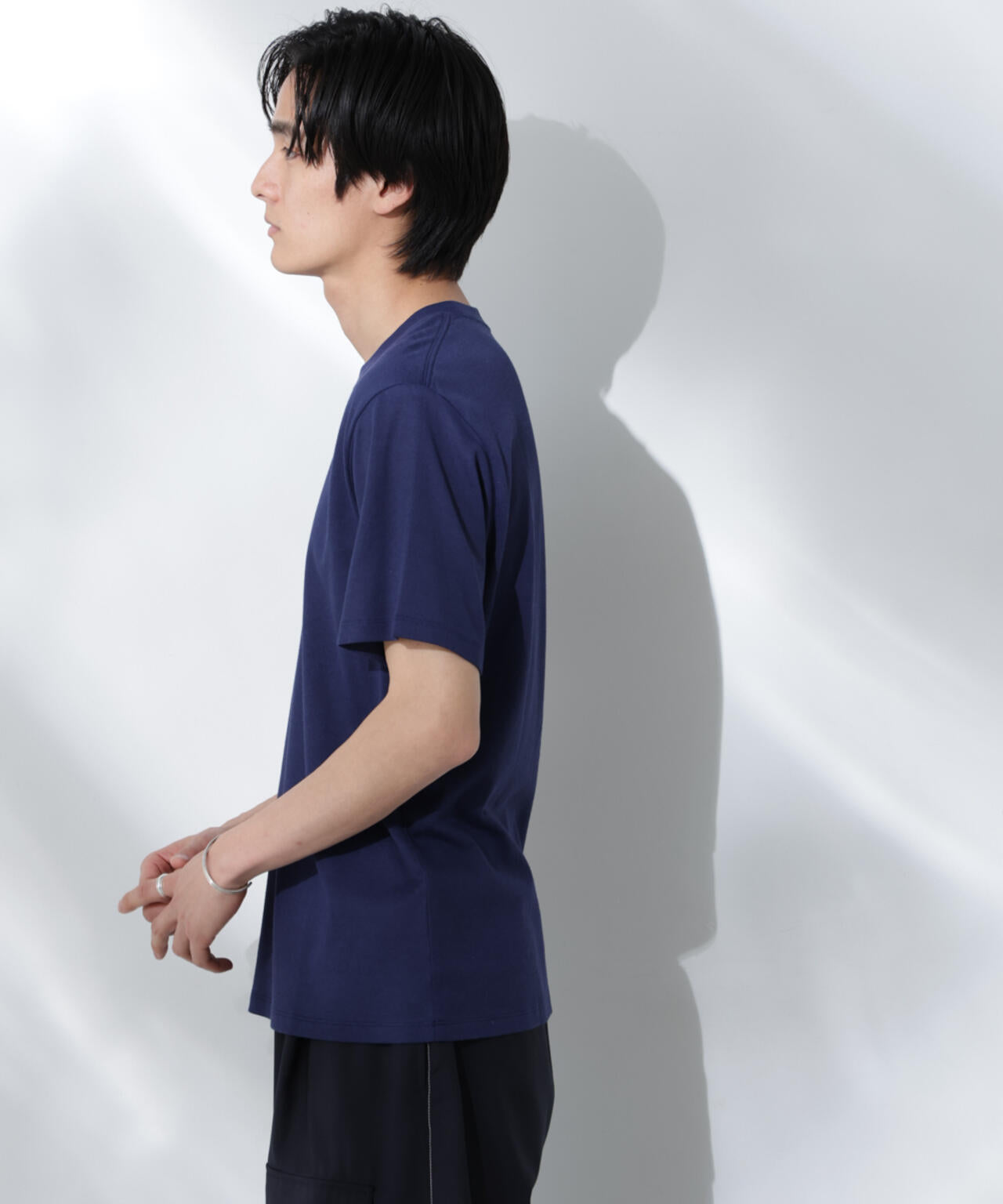 Anti Soaked(R) 汗染み防止 クルーネック レギュラーシルエットTシャツ