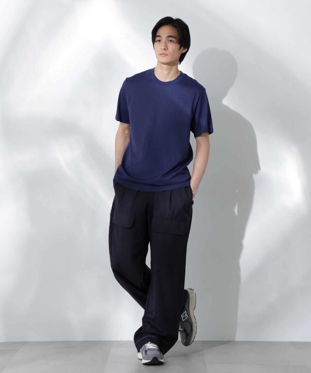 Anti Soaked(R) 汗染み防止 クルーネック レギュラーシルエットTシャツ