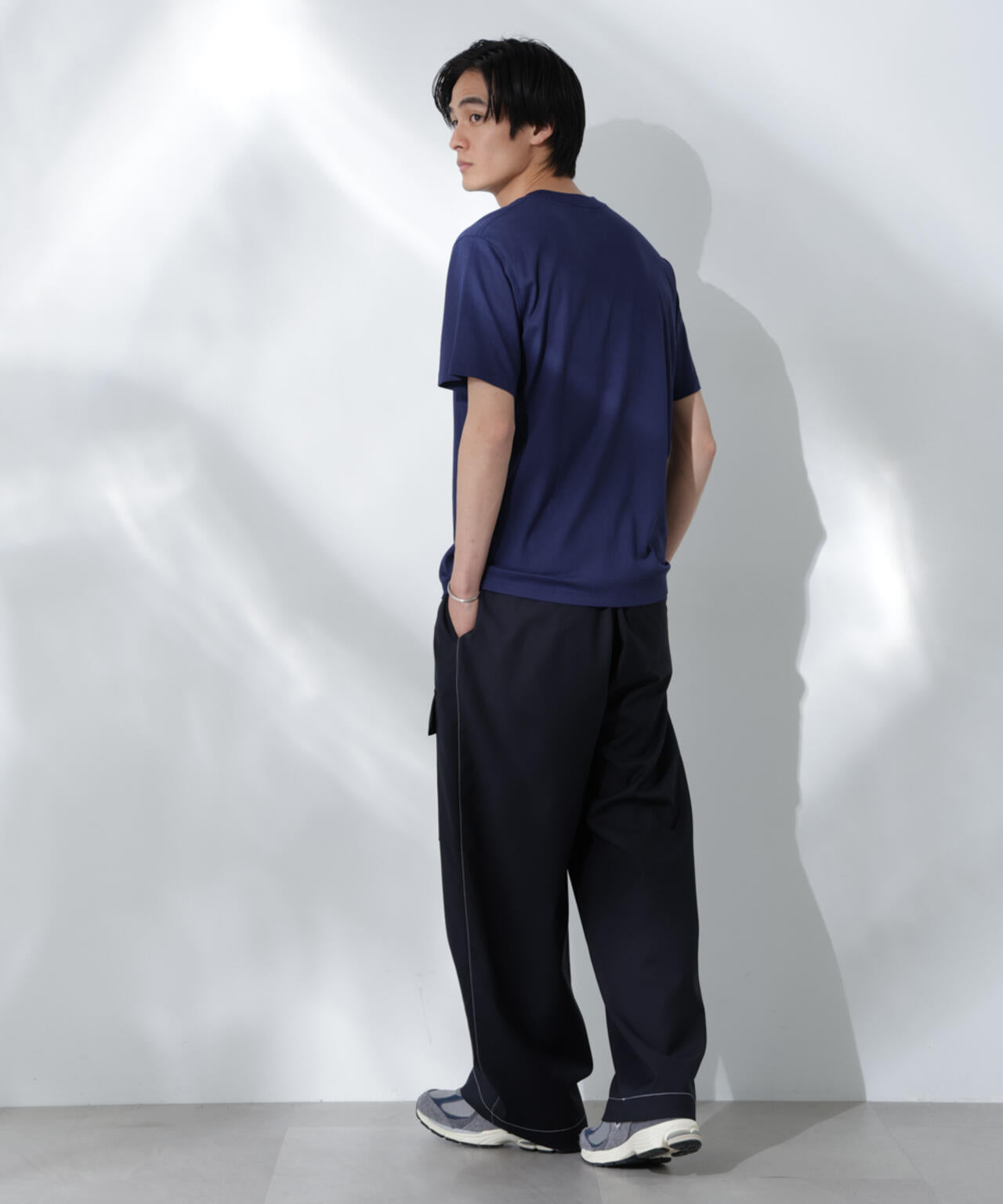 Anti Soaked(R) 汗染み防止 クルーネック レギュラーシルエットTシャツ