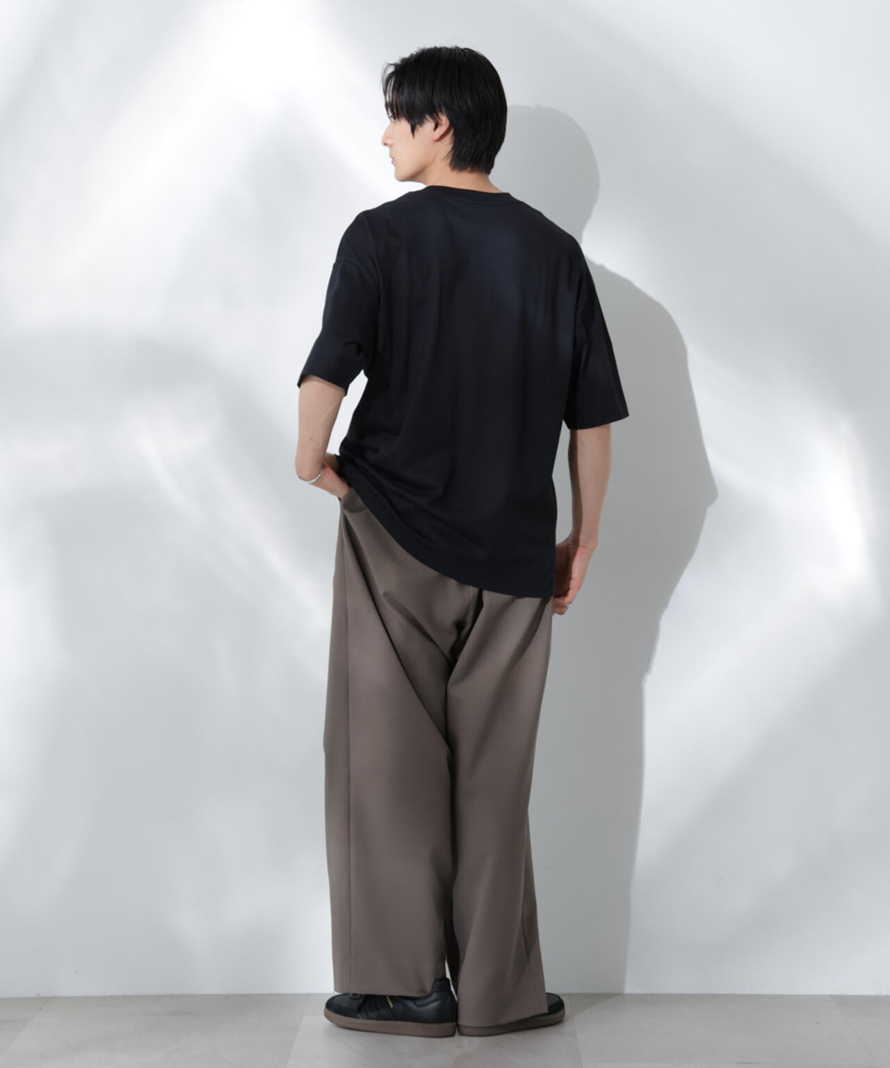 Anti Soaked(R)  汗染み防止 クルーネック ビッグシルエットTシャツ