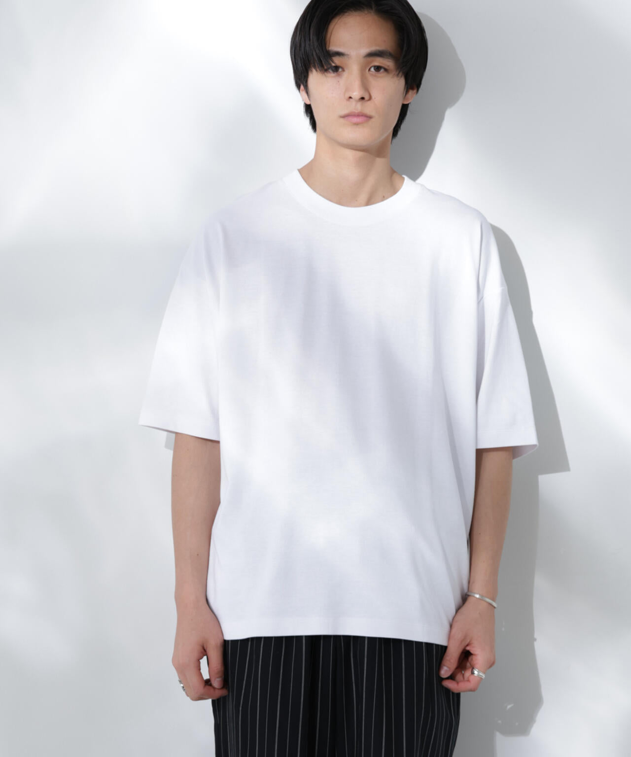 Anti Soaked(R)  汗染み防止 クルーネック ビッグシルエットTシャツ