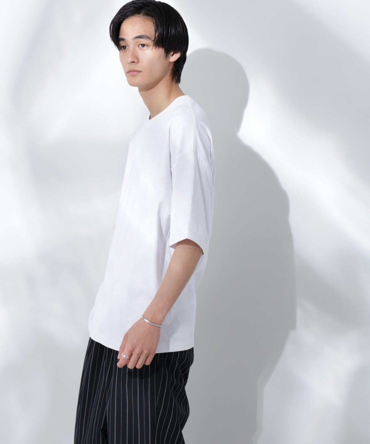 Anti Soaked(R)  汗染み防止 クルーネック ビッグシルエットTシャツ