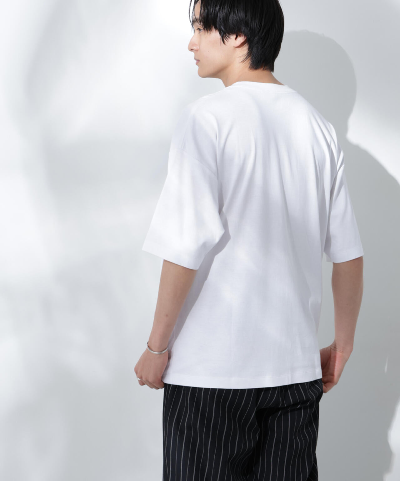 Anti Soaked(R)  汗染み防止 クルーネック ビッグシルエットTシャツ