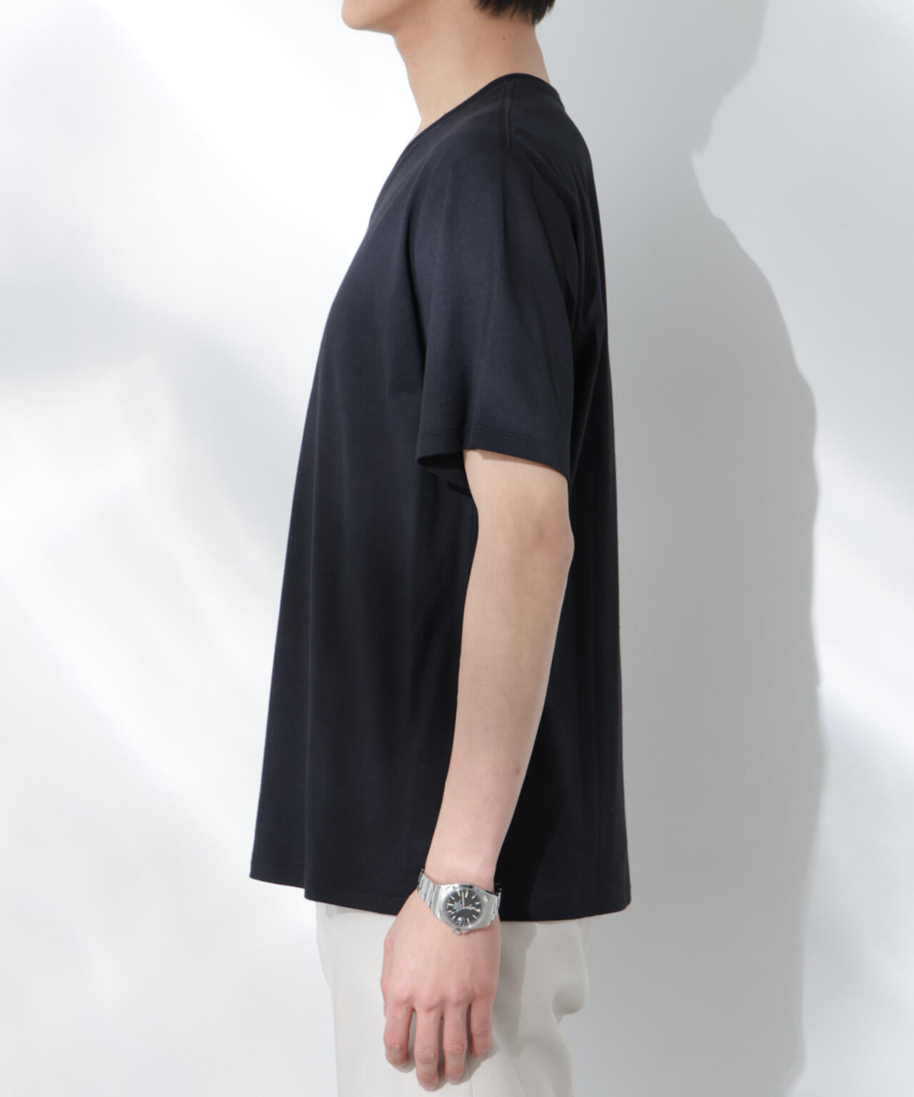 WEB限定/Anti Soaked(R) 汗染み防止 Vネック レギュラーシルエットTシャツ