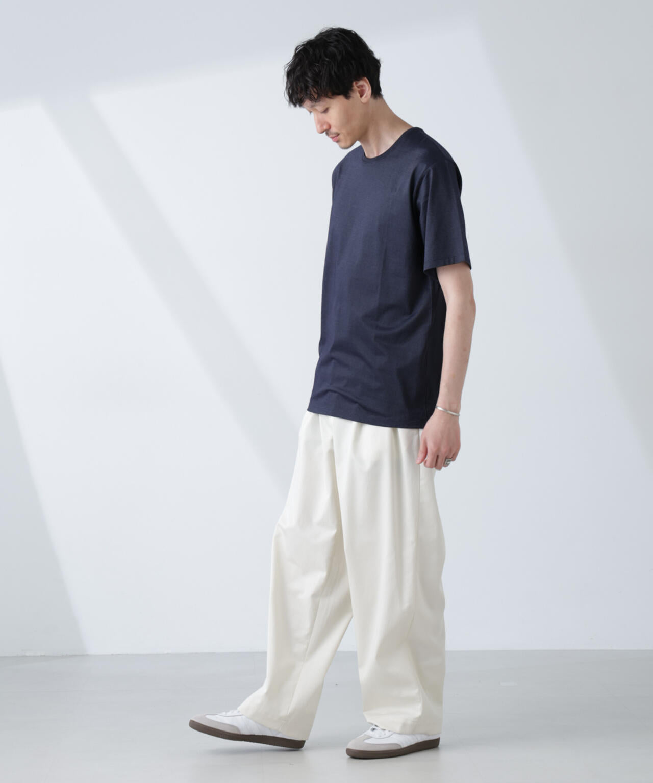 ソラーロライトストレッチクルーネックTシャツ(セットアップ可)