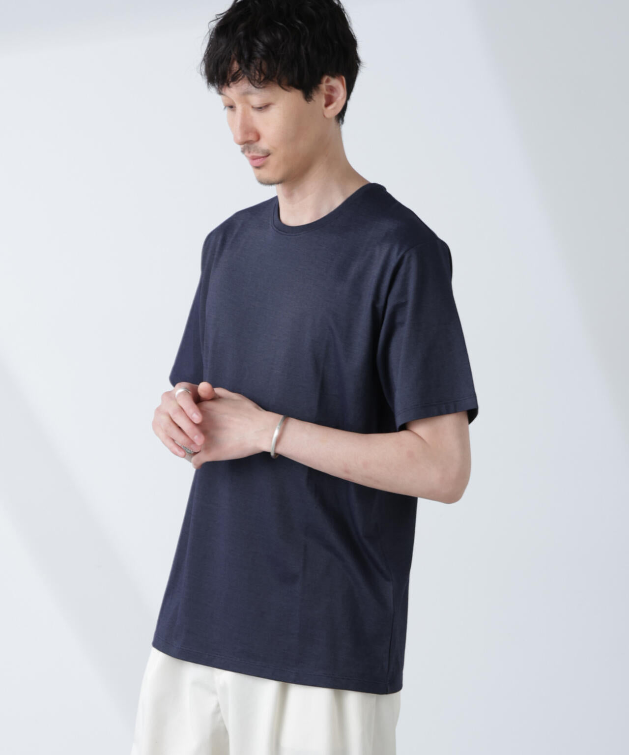 ソラーロライトストレッチクルーネックTシャツ(セットアップ可