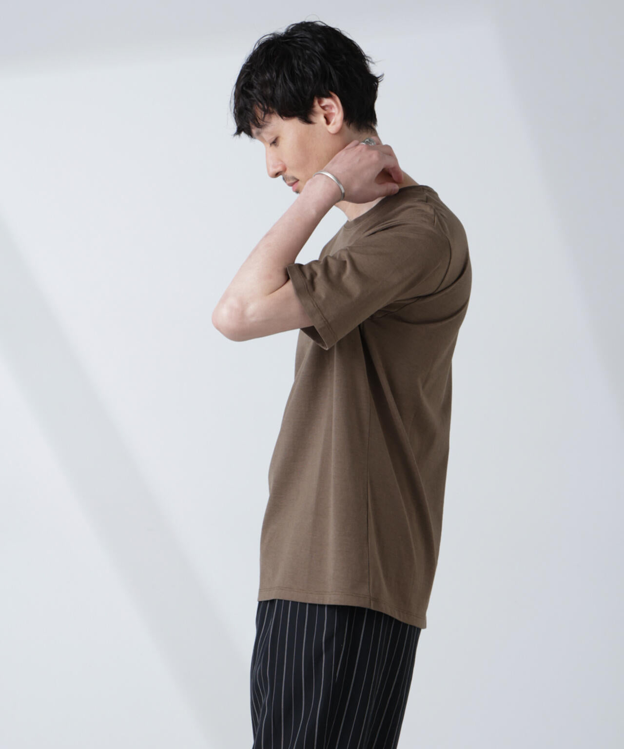 ソラーロライトストレッチクルーネックTシャツ(セットアップ可