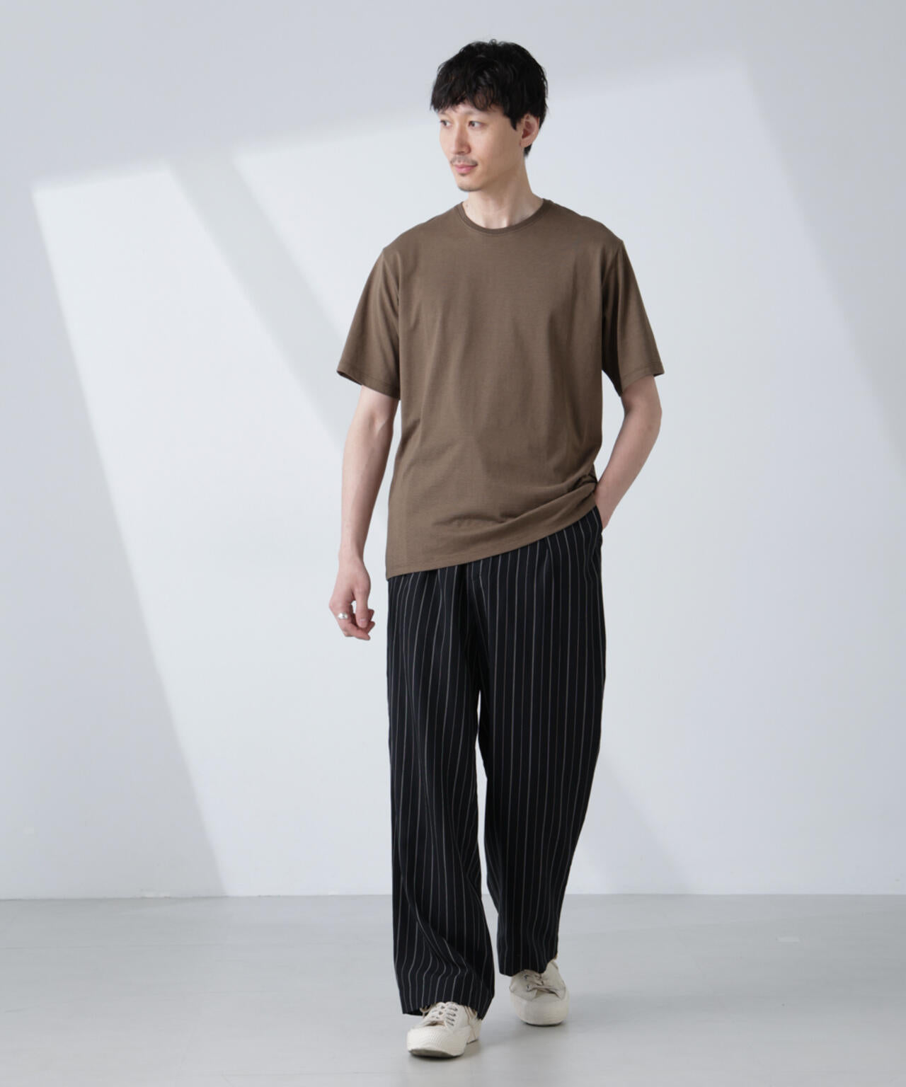 ナノユニバース 最新セレクトショップ別注】ショットのレザーにラングラーの