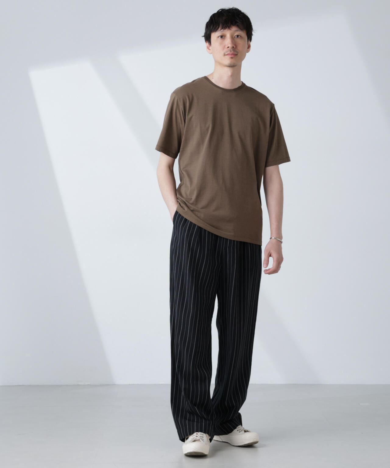 ソラーロライトストレッチクルーネックTシャツ(セットアップ可)