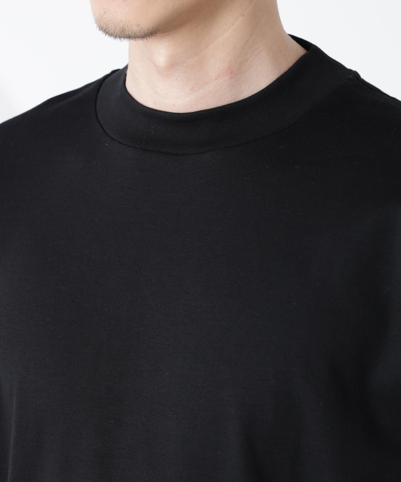 [FORMAL JERSEY]モックネックカットソー半袖