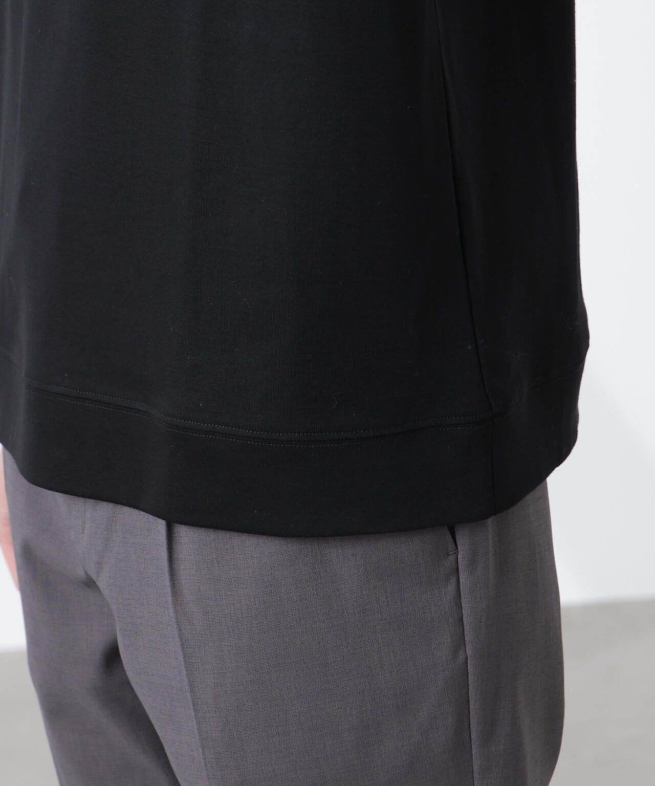 [FORMAL JERSEY]モックネックカットソー半袖