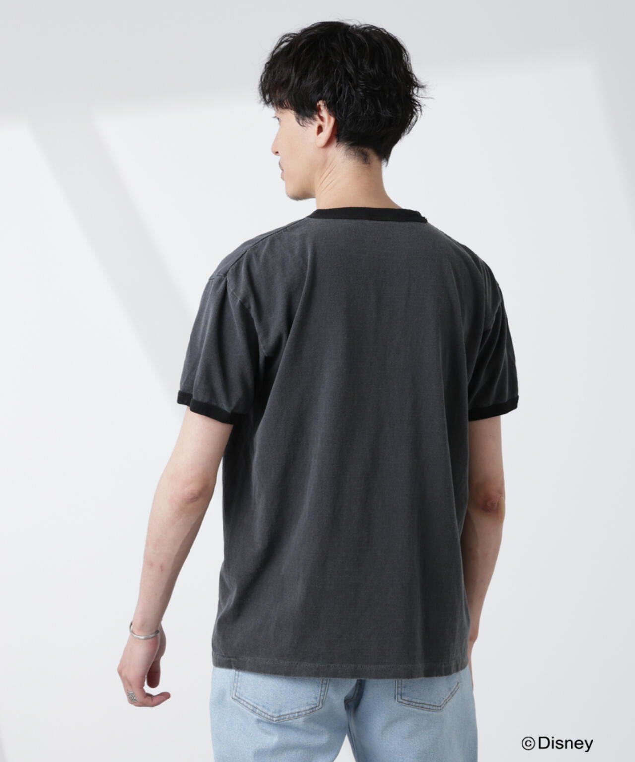 NJ/CLUB」ミッキーマウス / フェードリンガーTシャツ半袖 | NANO